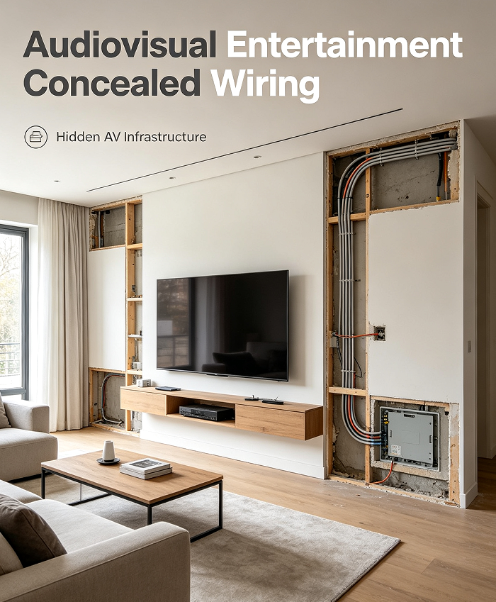 Audiovisual Entertainment Concealed Wiring