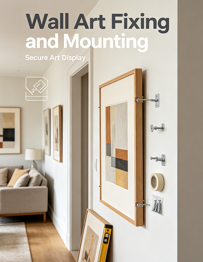 Wall Art Fixing and Mounting