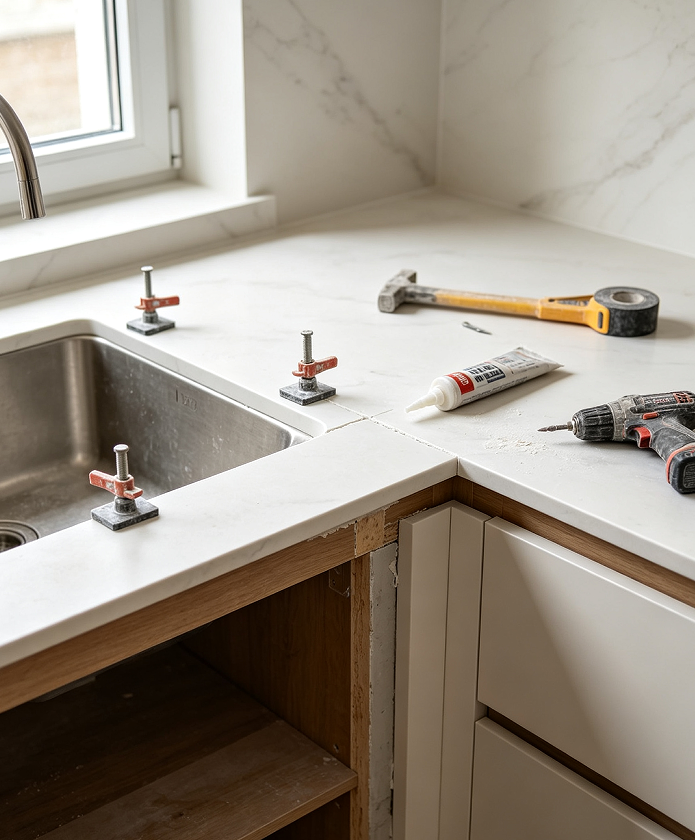 Seamless Kitchen Countertop Jointing - Image 2