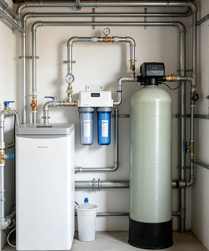 Whole-house Water Filtration and Softener Piping - Image 2