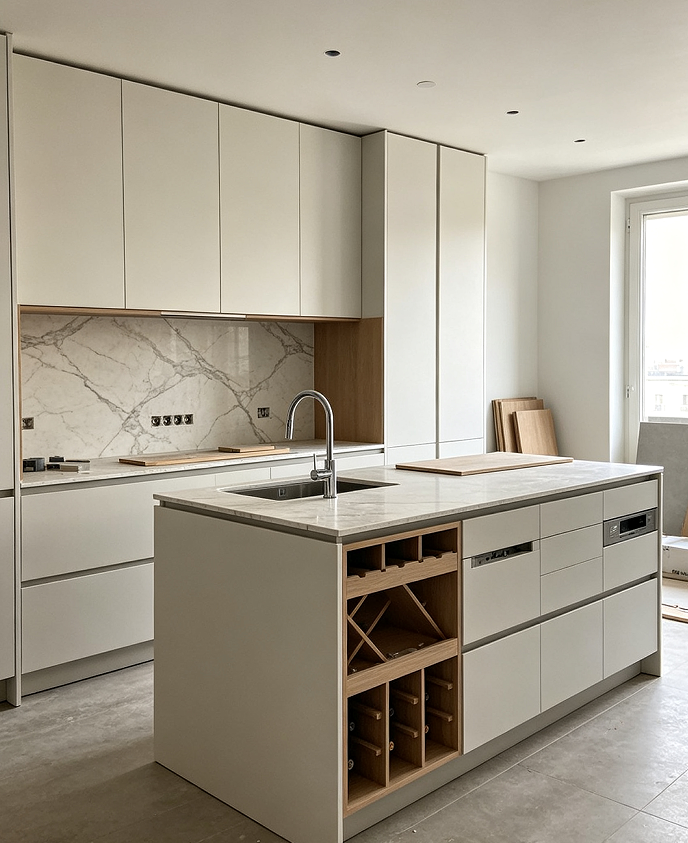 Sideboard and Wet Bar Assembly - Image 2