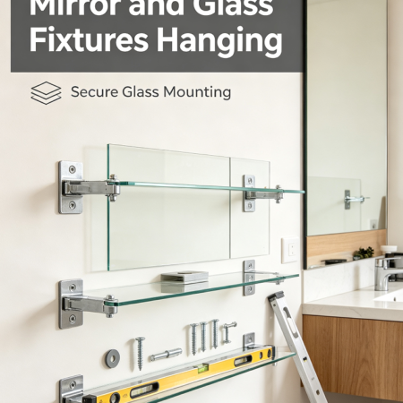 Mirror and Glass Fixtures Hanging