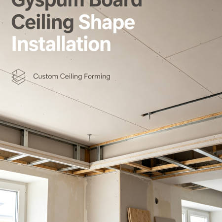 Gypsum Board Ceiling Shape Installation
