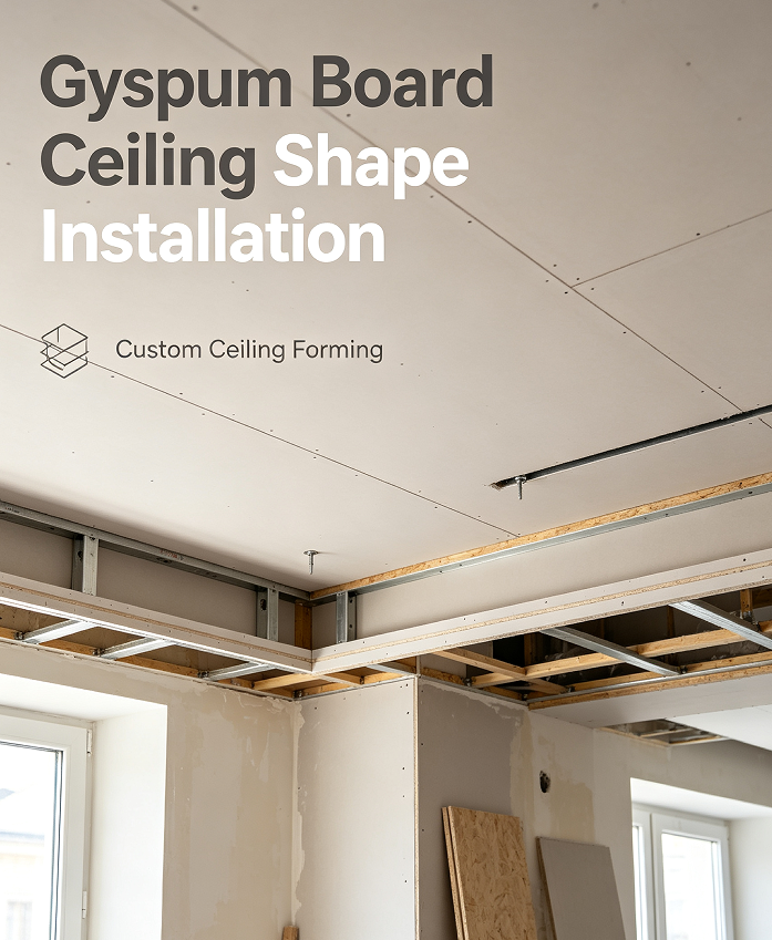 Gypsum Board Ceiling Shape Installation