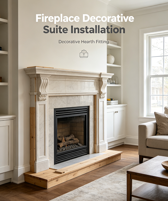 Fireplace Decorative Suite Installation