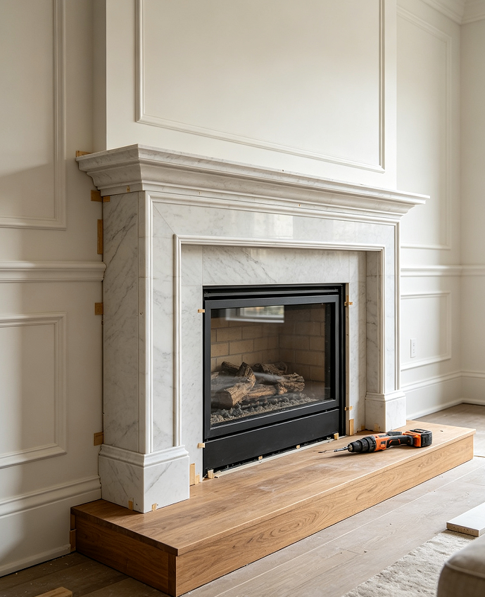 Fireplace Decorative Suite Installation - Image 2