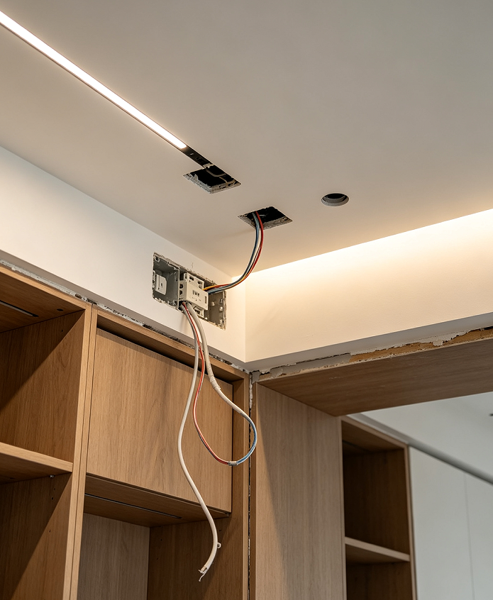 Integrated Lighting and Wiring Installation - Image 2