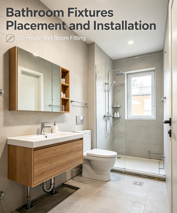 Bathroom Fixtures Placement and Installation